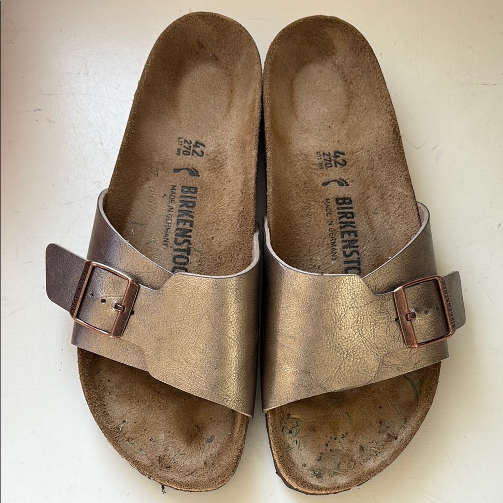Birkenstock Shimmering Bronze Sandals
